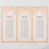 ペットケア座りグルーミングサロン3折パンフレット (裏面)