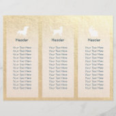 ペットケア座りグルーミングサロン3折パンフレット (裏面)