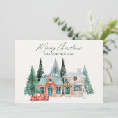 ペットケア従事者へのクリスマスホリデー感謝 シーズンカード (スタンド正面)