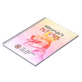 ペットケア着座グルーミング美しいサロンコルギドッグ ノートブック (左側)