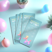 ペットケア着座グルーミング美しいサロン価格表 ラックカード