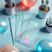 ペットケア着座グルーミング美しいサロン価格表 ラックカード