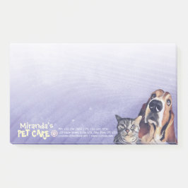 ペットケア着座入浴グルーミングサロン食品店 ポストイット