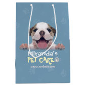 ペットケア着座入浴グルーミングサロン食品店 ミディアムペーパーバッグ (正面)