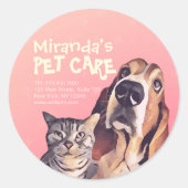 ペットケア着座入浴グルーミングサロン食品店 ラウンドシール (正面)