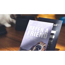 ペットケア着座入浴グルーミングサロン食品店 紹介カード