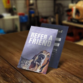 ペットケア着座入浴グルーミングサロン食品店 紹介カード