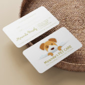 ペットケア着座入浴グルーミング美しいサロン 予約カード