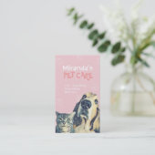 ペットケア着座入浴グルーミング美しいサロン 予約カード (スタンド正面)