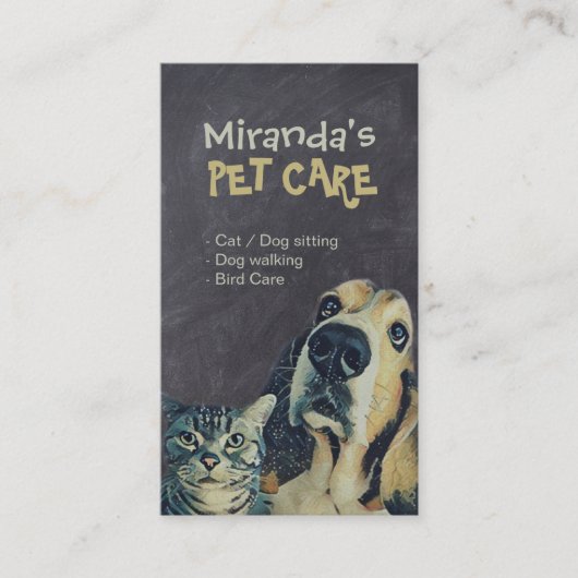 ペットケア着座入浴グルーミング美しいサロン 予約カード (正面)