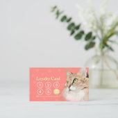 ペットケア着座入浴&グルーミングロイヤリティパンチ ロイヤリティカード (スタンド正面)