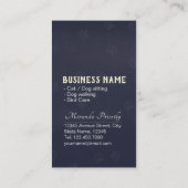 ペットケア着座入浴&グルーミングロイヤリティパンチ ロイヤリティカード (裏面)