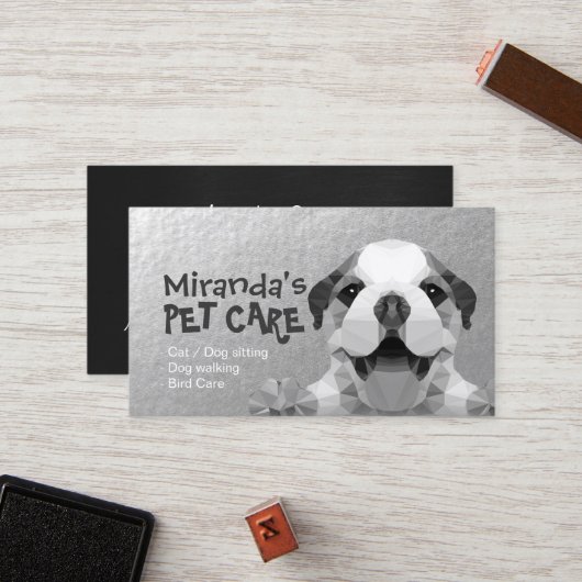 ペットケア着座入浴&グルーミングロイヤリティパンチ ロイヤリティカード (正面/裏面インサイチュ)