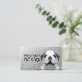 ペットケア着座入浴&グルーミングロイヤリティパンチ ロイヤリティカード (スタンド正面)