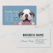 ペットケア着座入浴&グルーミングロイヤリティパンチ ロイヤリティカード (正面/裏面)