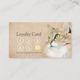 ペットケア着座入浴&グルーミングロイヤリティパンチ ロイヤリティカード