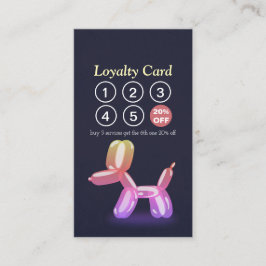 ペットケア着座入浴&グルーミングロイヤリティパンチ ロイヤリティカード