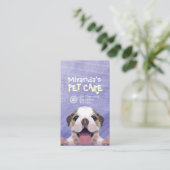 ペットケア着座入浴&グルーミングロイヤリティパンチ ロイヤリティカード (スタンド正面)