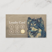 ペットケア着座入浴&グルーミングロイヤリティパンチ ロイヤリティカード (正面)