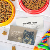 ペットケア着座入浴&グルーミングロイヤリティパンチ ロイヤリティカード