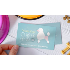 ペットケア着座入浴&グルーミングロイヤリティパンチ ロイヤリティカード