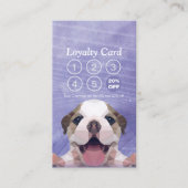 ペットケア着座入浴&グルーミングロイヤリティパンチ ロイヤリティカード (正面)