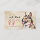 ペットケア着座入浴&グルーミングロイヤリティパンチ ロイヤリティカード (正面)