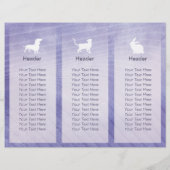 ペットケア シッティング グルーミング サロン トリーフォールド パンフレット (裏面)