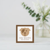 ペットケア |ドッグウォーカー スクエア名刺 (スタンド正面)