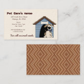 ペットケア 名刺 (正面/裏面)