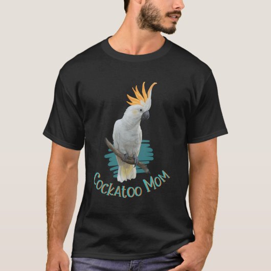 ペットコカトオウム鳥ママ熱帯ギフト Tシャツ (正面)