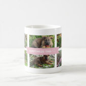 ペットコラージュの写真のマグ コーヒーマグカップ (中央)