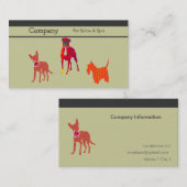 ペットサロン&スパ&パンペレ 名刺 (正面/裏面)