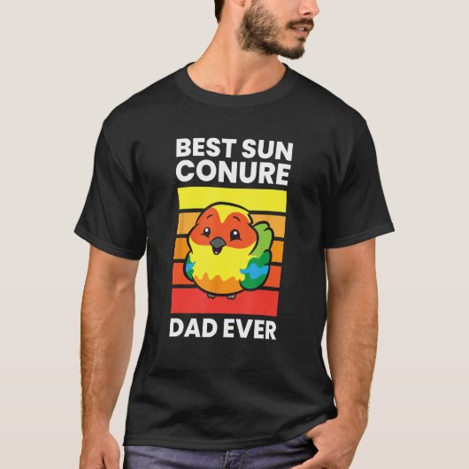 ペットサンコンウアサン最高のコンウアパパエバー Tシャツ (正面)