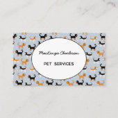 ペットサービスカバリエキングチャールズスパニエル犬 名刺 (正面)