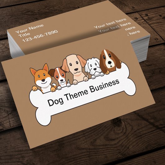 ペットサービスドッグテーマ 名刺