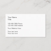 ペットサービス名刺テンプレート 名刺 (裏面)