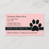 ペットサービス名刺 名刺 (正面)