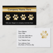 ペットサービス業カード 名刺 (正面/裏面)