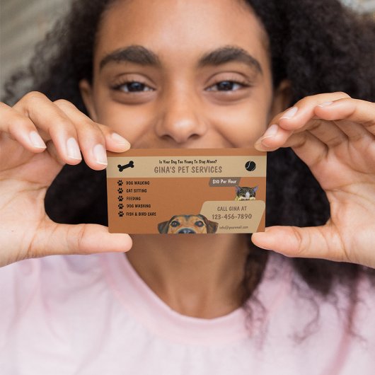 ペットサービス 名刺