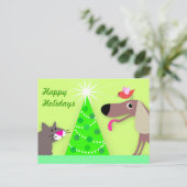 ペットシッタズホリデーグリーティング シーズンポストカード (スタンド正面)