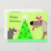 ペットシッタズホリデーグリーティング シーズンポストカード (正面/裏面)