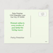 ペットシッタズホリデーグリーティング シーズンポストカード (裏面)