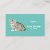 ペットシッターかわいい名刺 名刺 (正面)