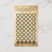 ペットシッターのポスター 名刺 (裏面)