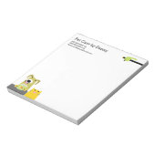 ペットシッターのメモ帳 ノートパッド (回転)