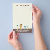 ペットシッターの仕事 チラシ (ハンドル)