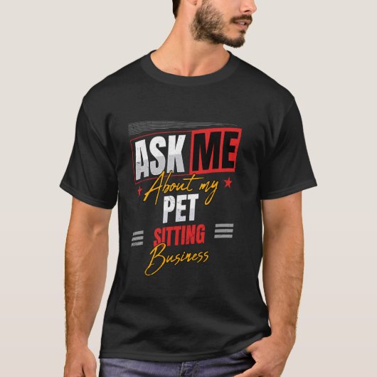 ペットシッターの仕事 Tシャツ (正面)