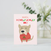 ペットシッターの休日の犬はがき ポストカード (スタンド正面)