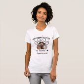 ペットシッターの写真と名前のTシャツ(名入れ) Tシャツ (正面フル)